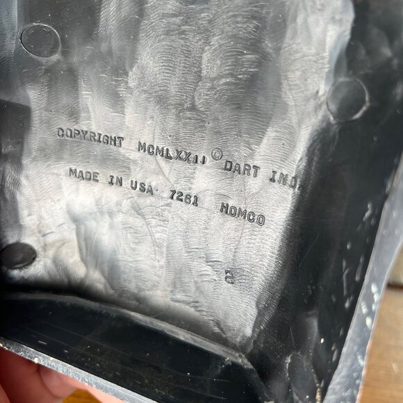 Vintage Homco Copper Patina Plastic Teapot & Pitcher Set Floral  Wall Hanging - Picture 8 of 12